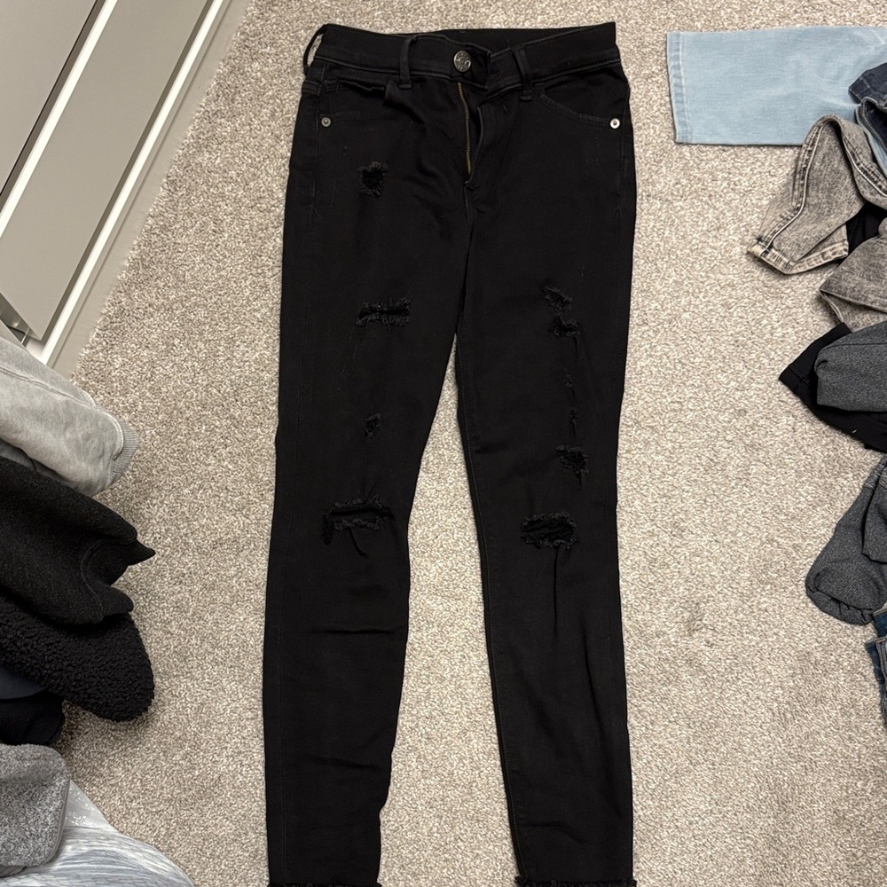 Express Black Skinny Jeans for Women